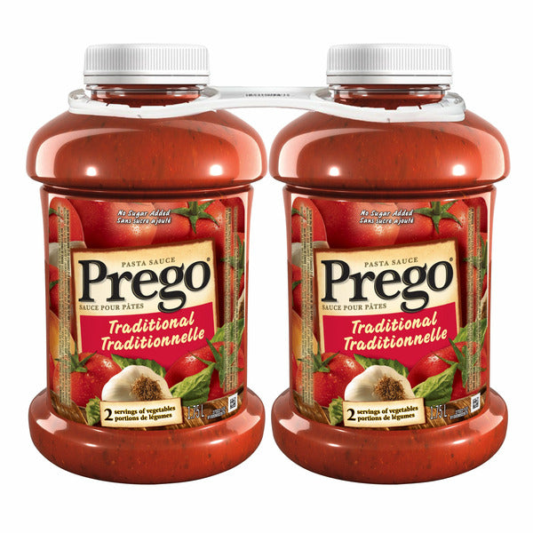 Prego Traditional Pasta Sauce 2x1.75L