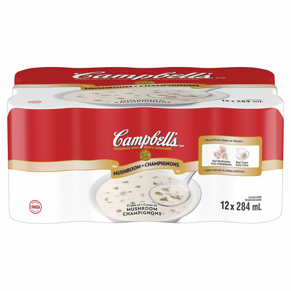 Campbell's Cream of Mushroom Soup 12x284ml