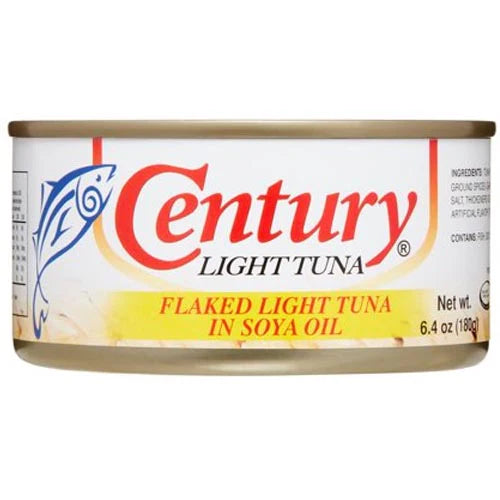 Century Tuna Flaked Light in Soya Vegetable Oil 180g