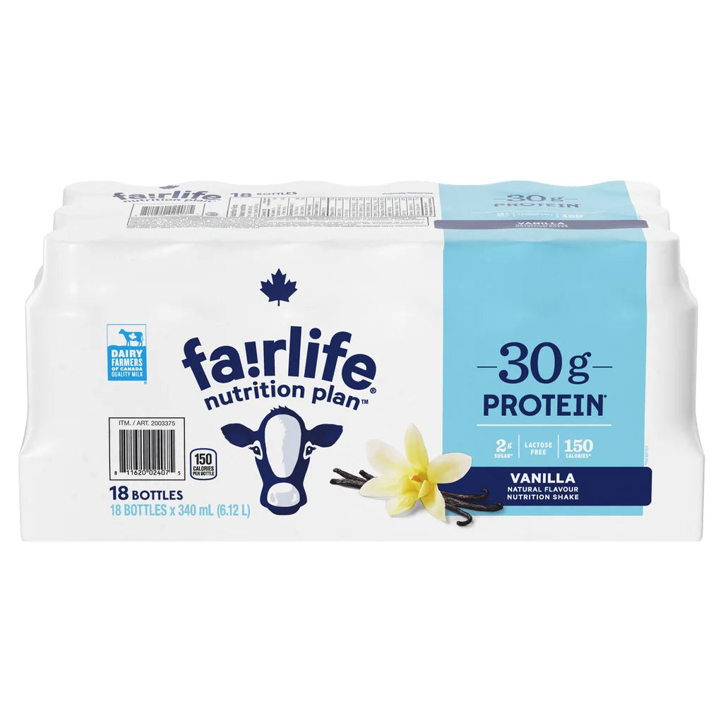 Fairlife Vanilla Protein Shake 18x340mL