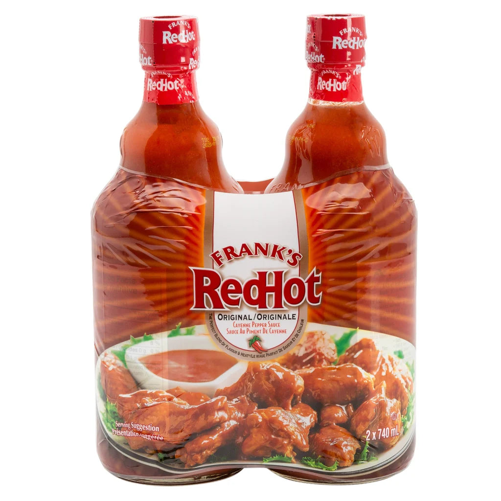 Frank's RedHot Cayenne Pepper Sauce 2x740ml