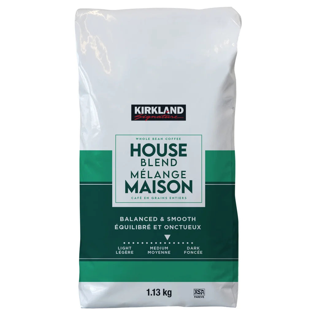 Kirkland Signature Whole Bean Coffee House Blend 1.13kg