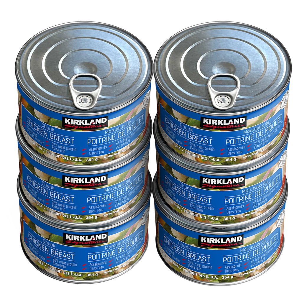 Kirkland Signature Canned Chicken Breast 6x354g