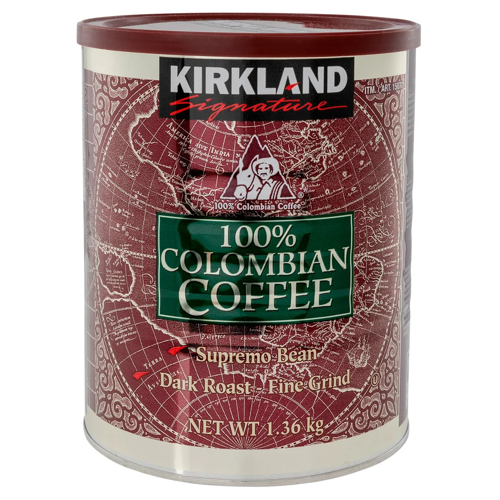 Kirkland Dark Colombian Coffee 1.36kg