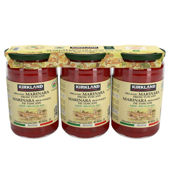 Kirkland Signature Organic Tuscan Marinara 3x24oz