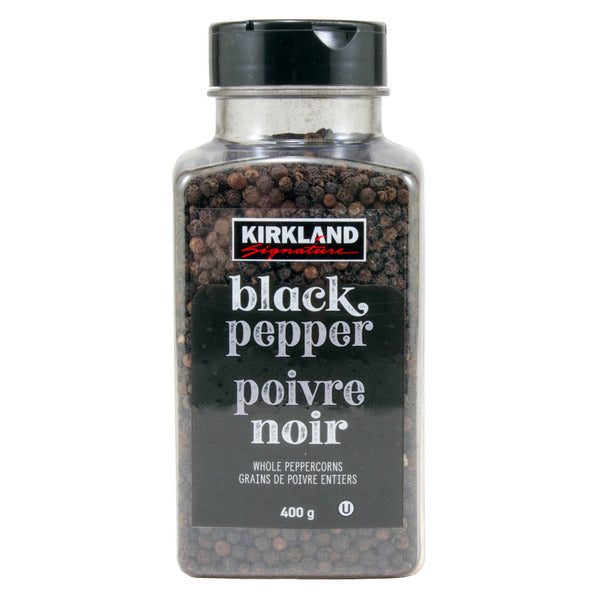 Kirkland Whole Black Pepper 399g