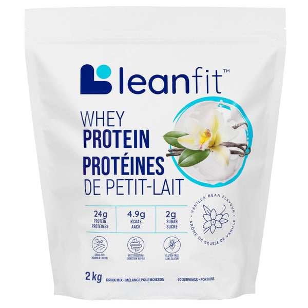 Leanfit Vanilla Flavour Whey Protein 2kg