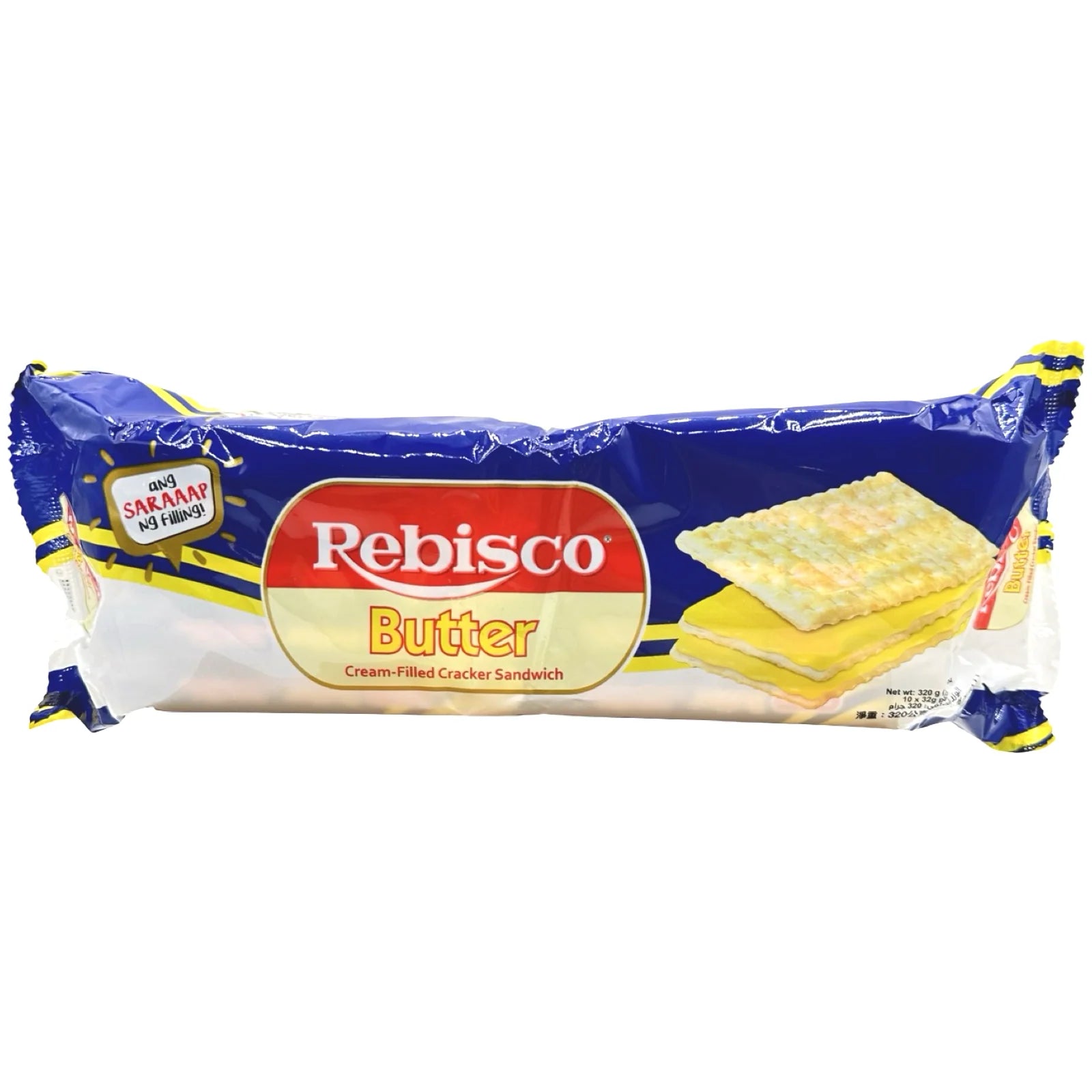 Rebisco Butter Cream Filled Sandwich 10x32g