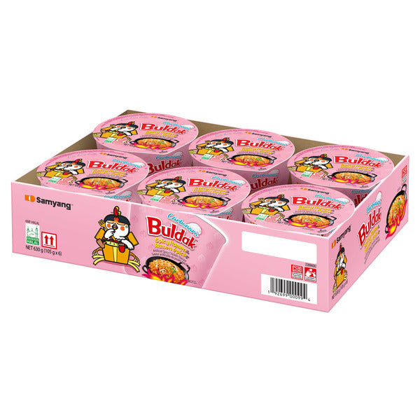 Samyang Carbonara Buldak Spicy Ramen 6x105g