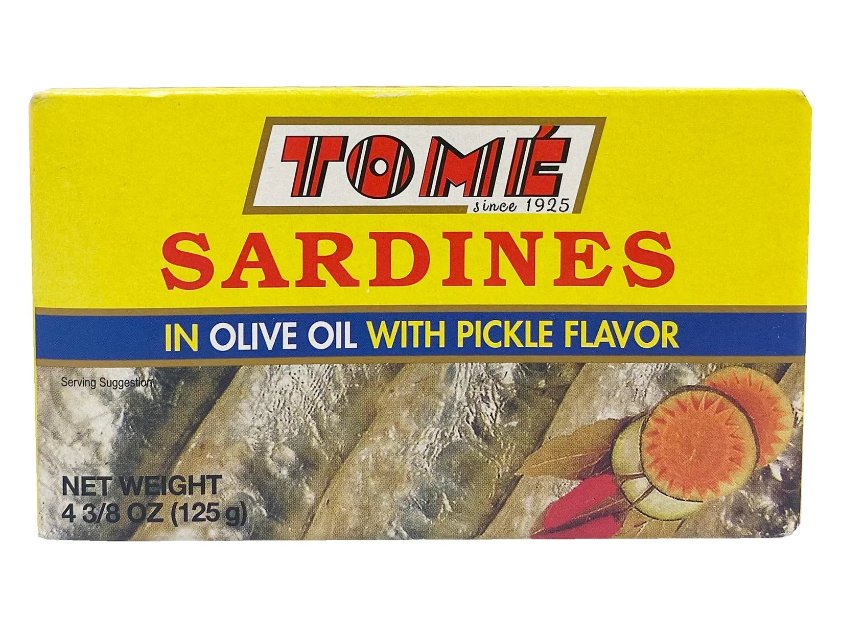 Tome Sardines in Olive Oil with Pickle Flavor 125g